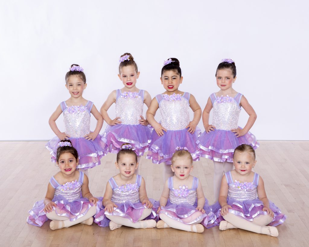 Preschool ballet purple tutus