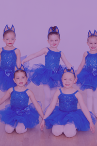 Toddler ballet purple overlay