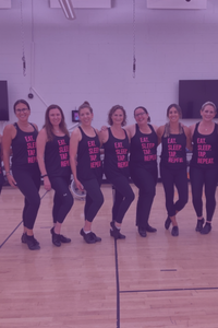 Adult Dance with purple overlay